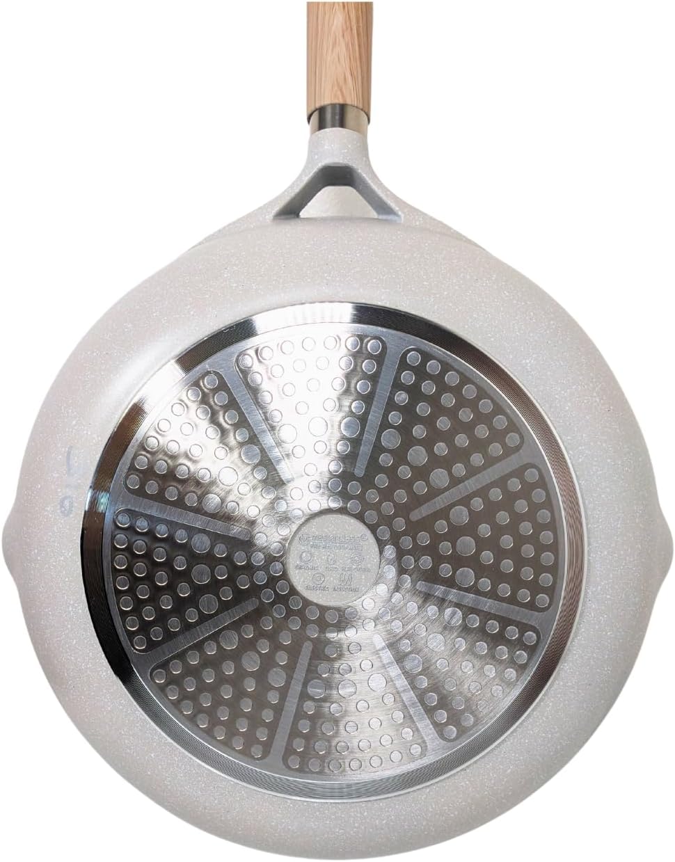 Generic Masterclass Premium Cookware Skillet Collection- 8"" Pan, 9.5"" Pan, or 11"" Pan (Light Grey Speckle, 11"" Pan), mstclasech24