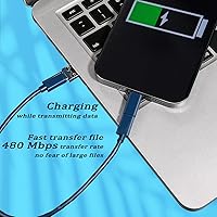 Vista 5 de Kit de cable adaptador de carga multi USB, caja adaptador USB C para dispositivo iOS, set de conversión A y tipo C a micro macho/tipo C/dispositivo