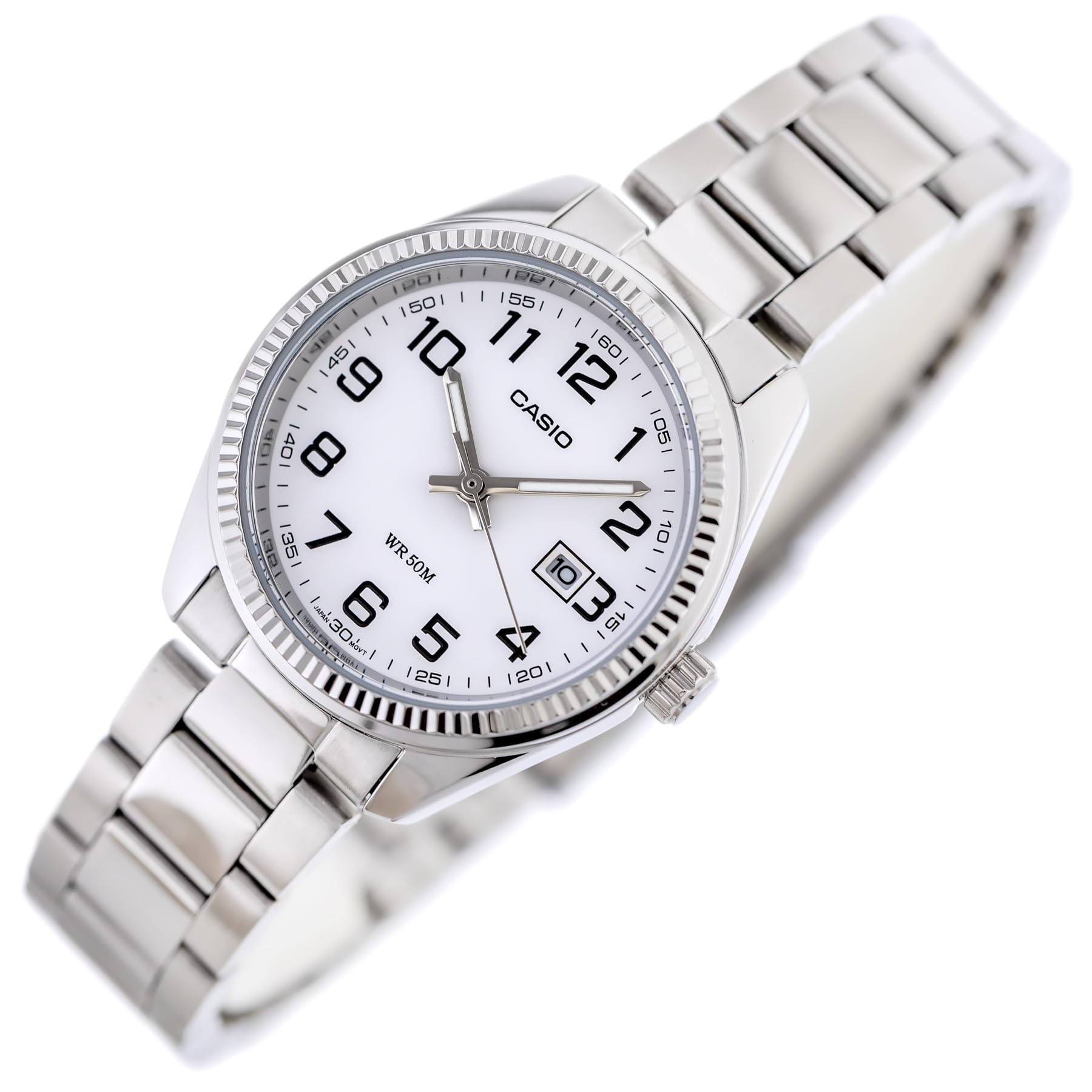 Casio Women's Analogue Quartz with Stainless Steel Watch