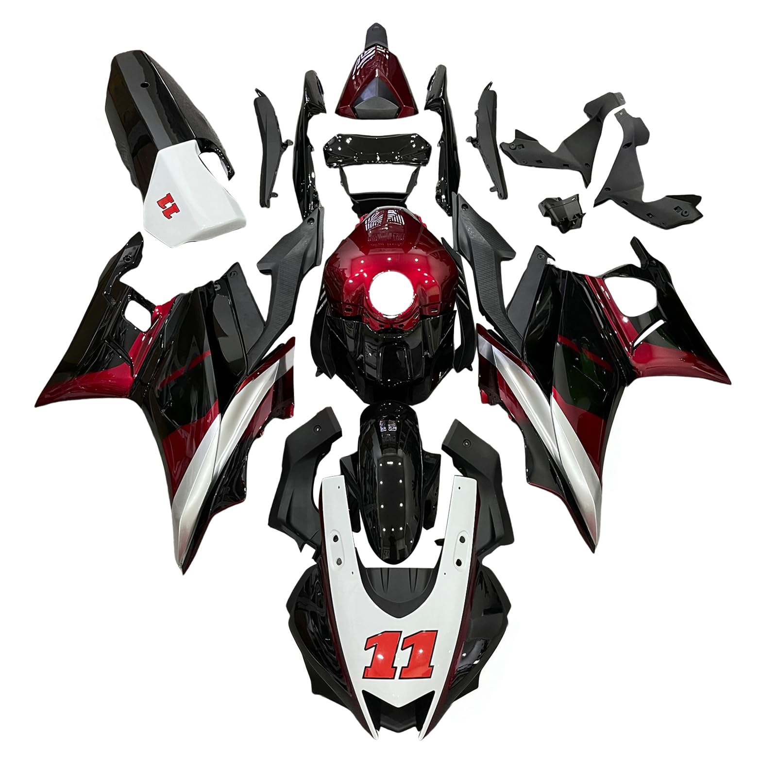 Amazon | Bruce & Shark(ブルース・サメ）YZF-R3/R25カウル 適用ヤマハ