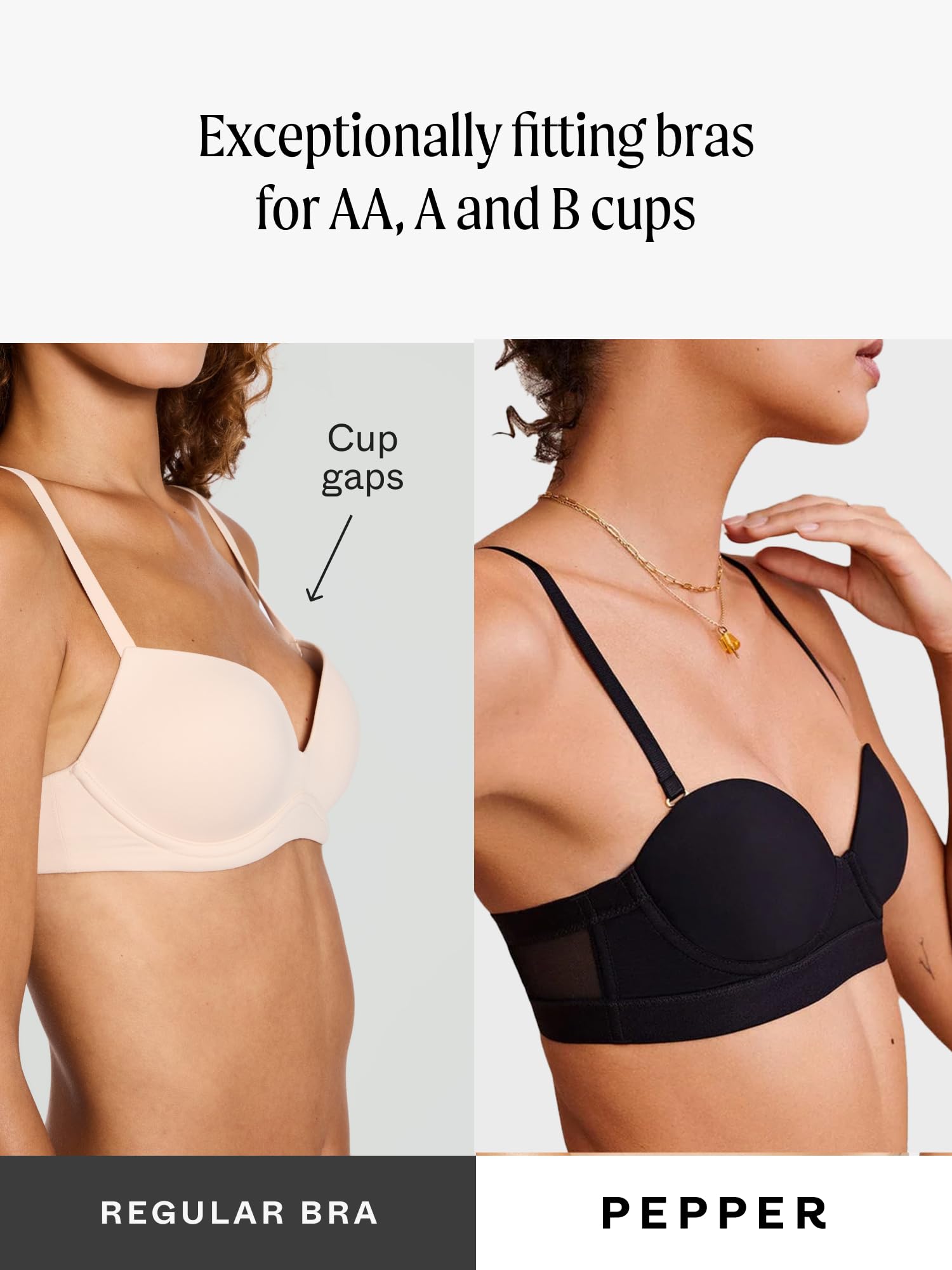 Pepper Strapless Bra | MVP Multiway Lightly Lined Strapless, Underwire Bra for Women with Convertible Straps (30A-40B)
