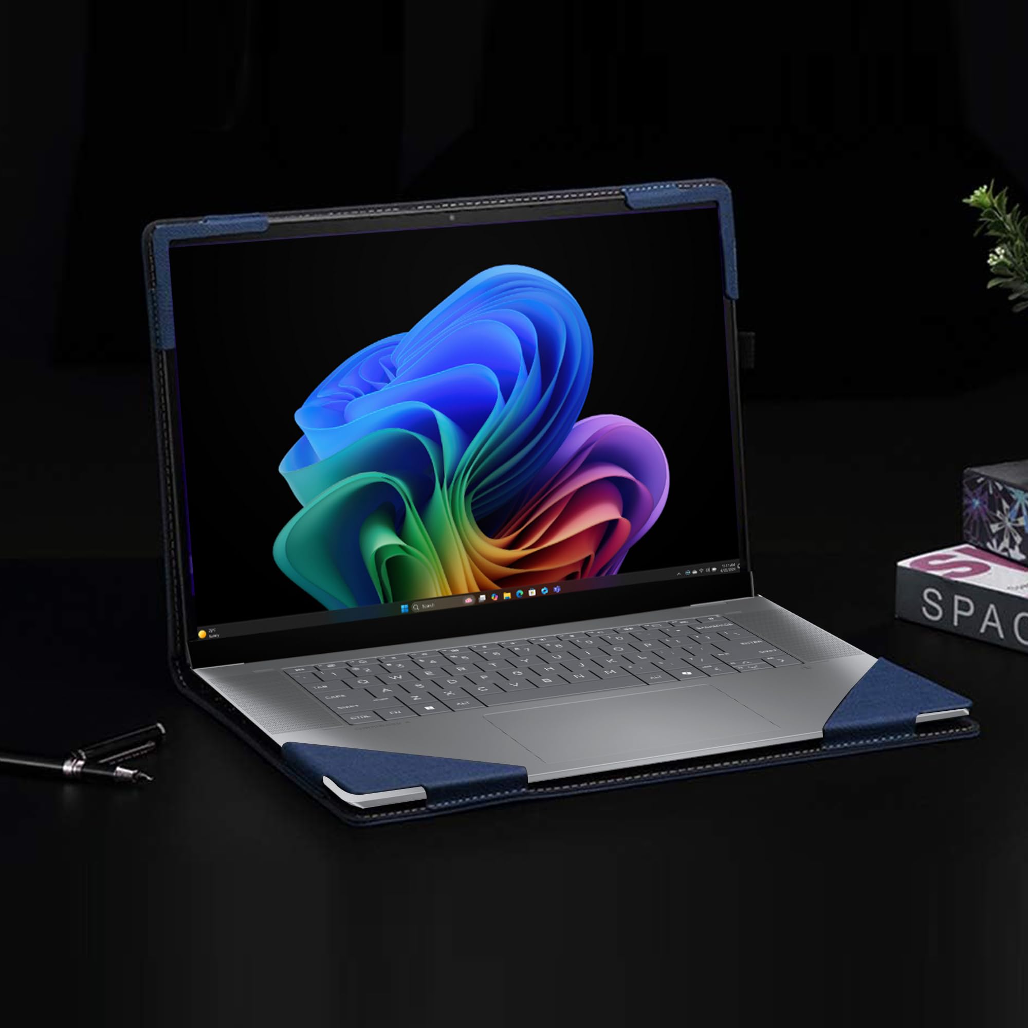 Alapmk Laptoptasche Aus PU-Leder – Schutzhülle Für HP OmniBook X Flip 16 & ASUS Vivobook S16