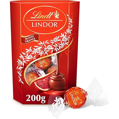 Lindt Lindor Milk Orange 200g
