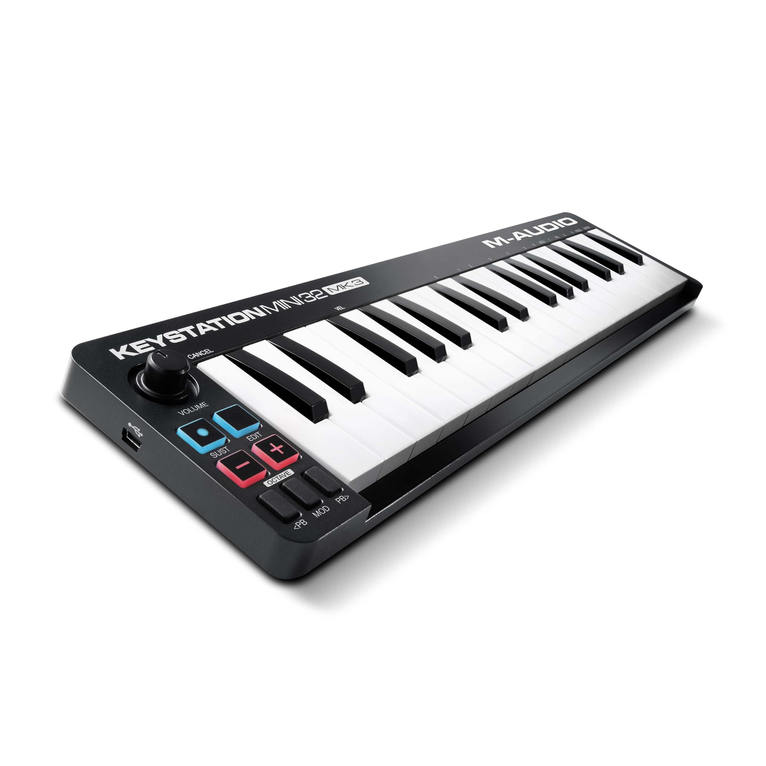 M-Audio Keystation Mini 32 MK3 - USB MIDI Keyboard Controller with 32 Velocity Sensitive Mini Keys and Recording Software Included-image-27