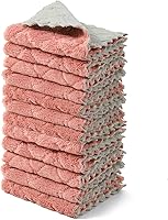 Vista 12 de kimteny Paquete de 12 Paños de Cocina, Paños de Cocina Premium de 10x10 pulgadas, Toallas de Cocina Súper Absorbentes de Terciopelo Coral Paños