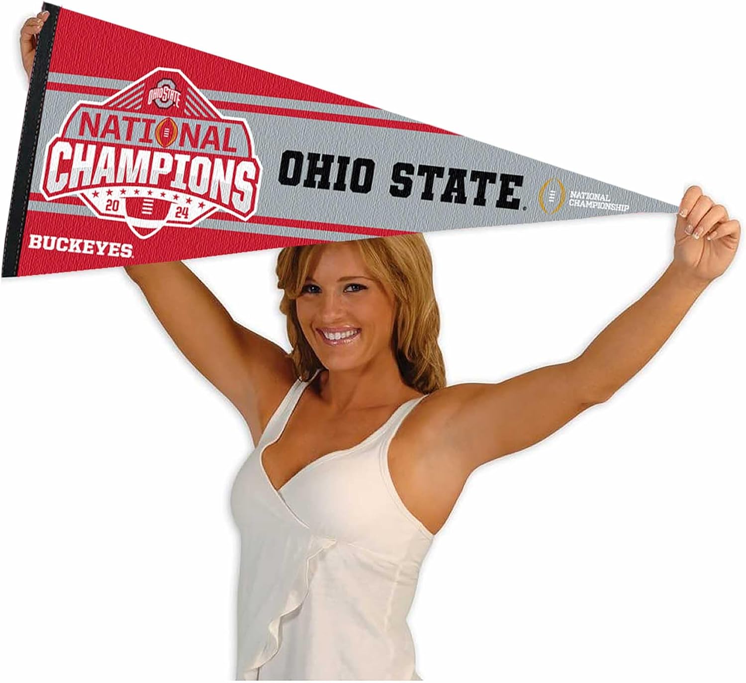 Ohio State University National Championship Pennant Banner Flag - Image 4