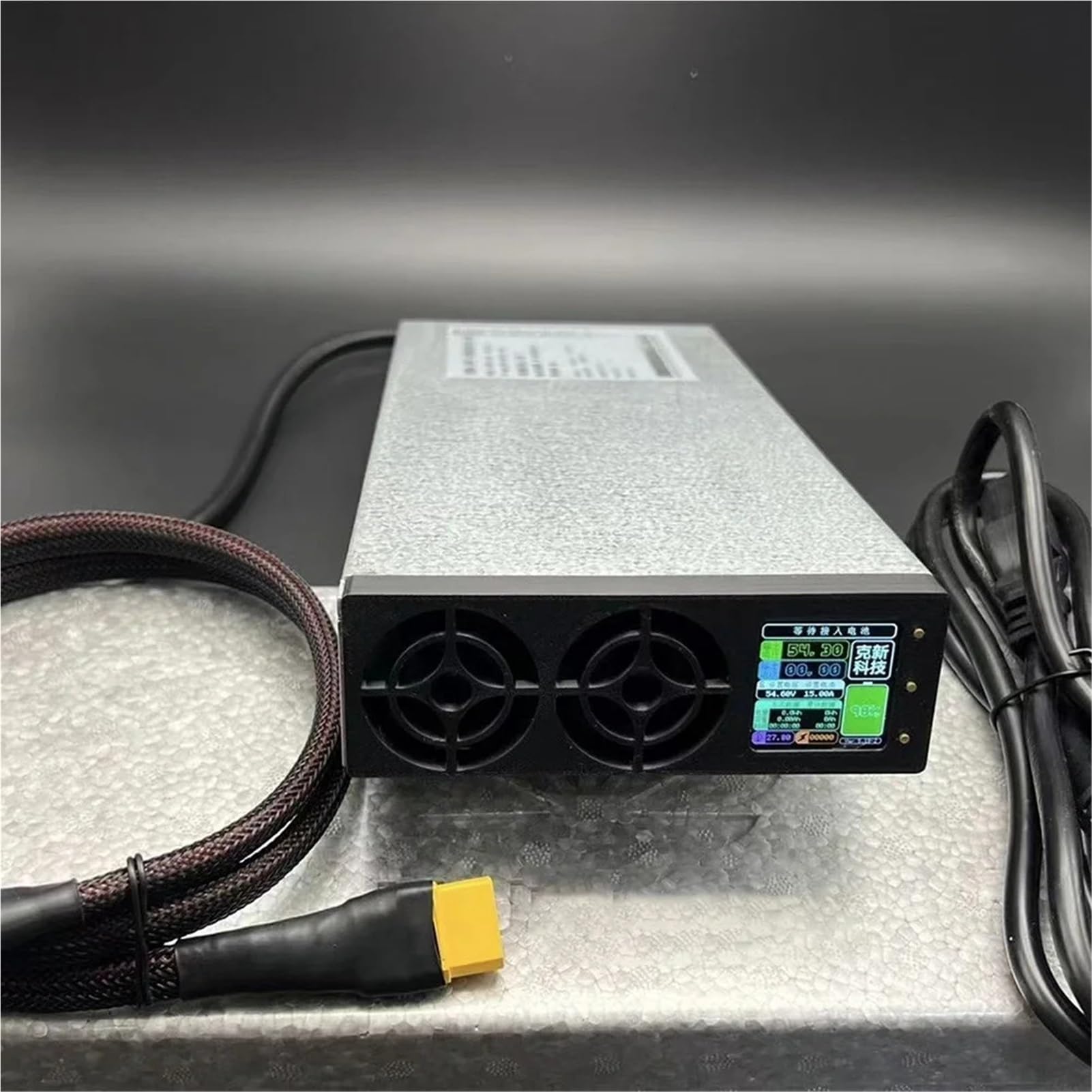 sujeniir Lithium Battery Charger Adjustable Current Voltage 20-100V 40A with Bluetooth(40-120V 0-30A,220V UK)