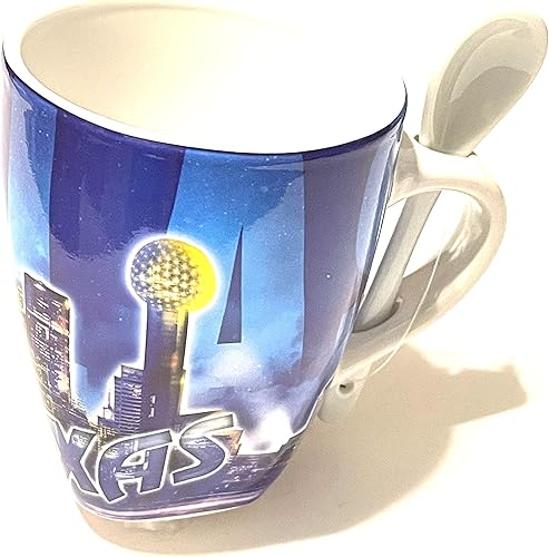 Miniatura 2 de Dallas Texas - Taza de café con cuchara