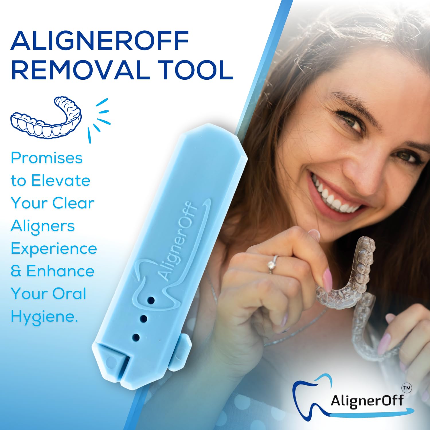 Clear Aligner Removal Tool Compatible with Clear Aligners, Retainers, Nightguard, Orthodontic Bands, Snap on Veneers invis- align Remover Tool|Orthodontic Supplies | Retractible| New Technology