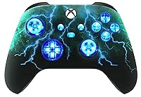 Vista 23 de Silent Modz Custom Modded Controller 7 LED Colors Trigger Stopper w/Pro Grips compatible with Xbox Series S, Xbox Series X, Xbox One, and Windows
