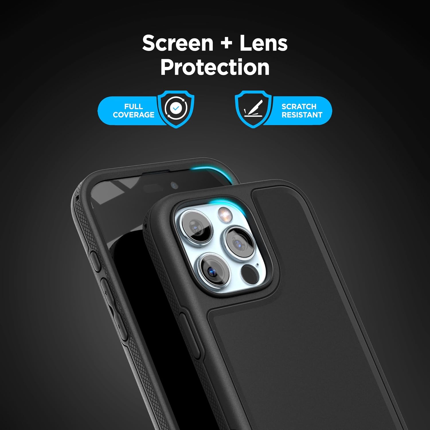 Encased Belt Case Designed for iPhone 16 PRO (2024) - Compatible with MagSafe, [Military-Grade] Hybrid Dual-Layer Cover, Built-in Magnetic Ring, Phone Holster Clip (Rebel Series) - Image 7