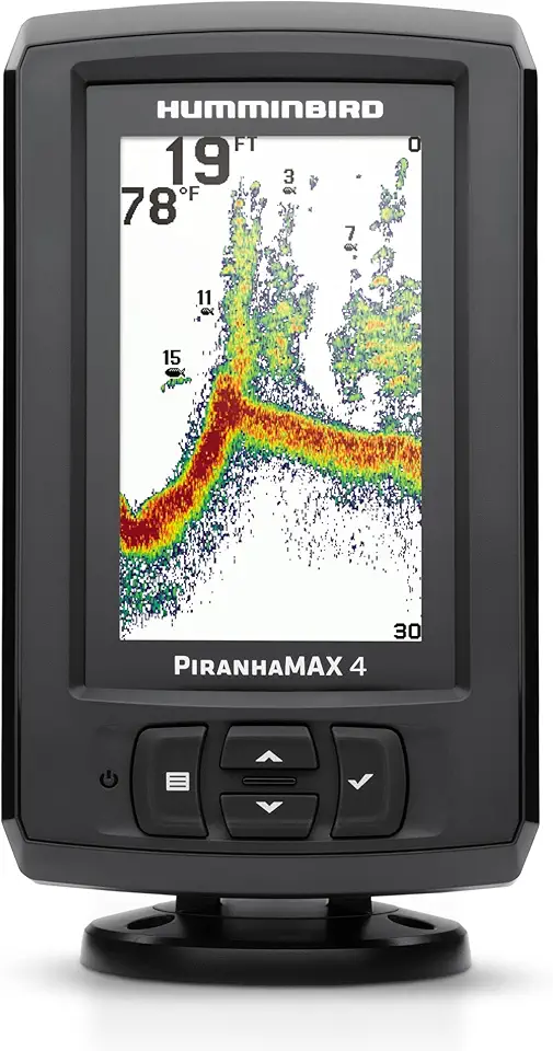 Humminbird 410150-1 PIRANHAMAX 4 localizador de peixes, preto