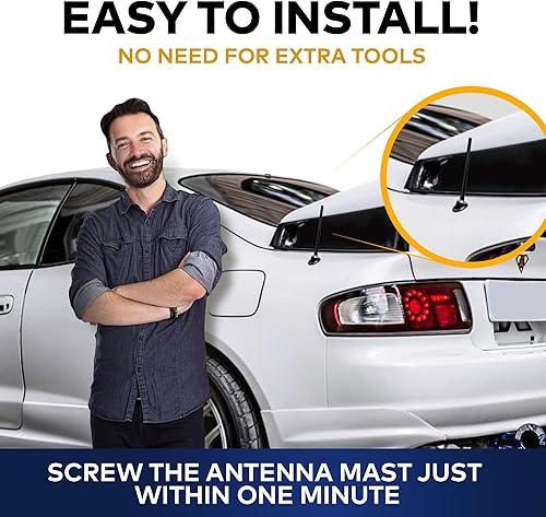 Miniatura 4 de Trunknets Inc Mástil de antena de 6 3/4" - Compatible con: Toyota Celica 2000 01 02 03 04 2005