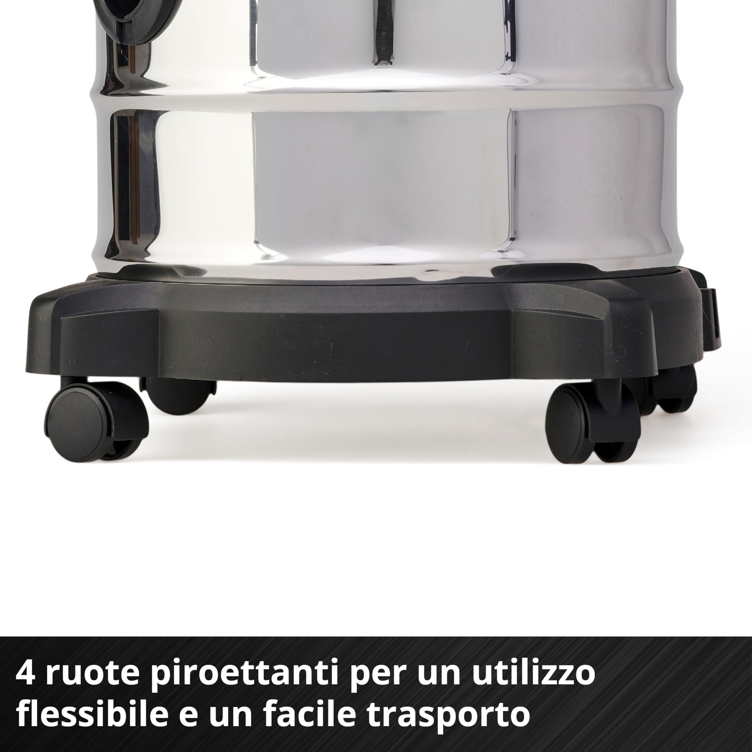 Einhell Aspiracenere a batteria TE-AV 18/15 Li C-Solo Power X-Change (Li-Ion, 18V, 100 mbar, Contenitore di raccolta da 15 L, Sistema di pulizia del filtro, Consegna senza batteria e caricatore)