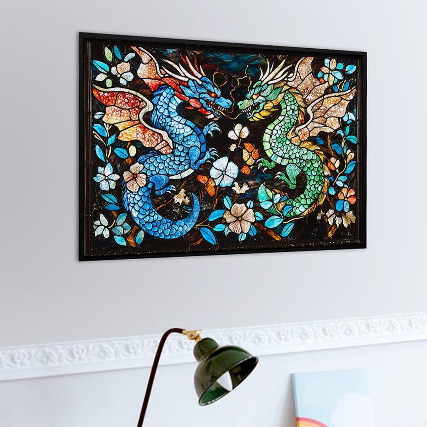 1500 Pezzi di Puzzle, drago1500 Pezzi di Puzzle per Adulti, Regalo di Anniversario, Regalo di Natale, Decorazione Della Casa, Prevenzione Della Degenerazione Cerebrale Negli Anziani v-547