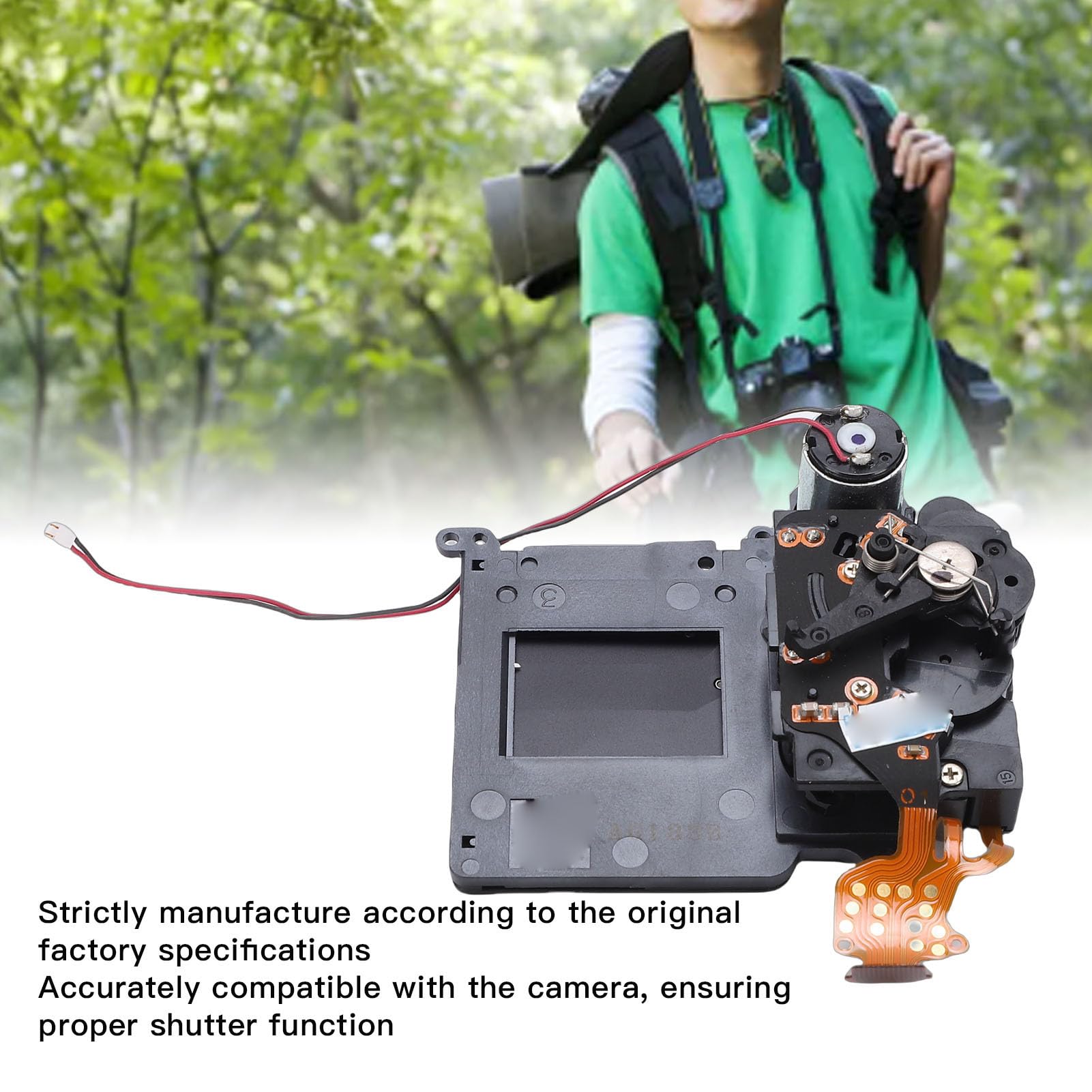 Unità Otturatore Fotocamera Compatibile 650D 700D Ricambio Plastica e Metallo Gruppo Motore Precisione per Fotografi Professionisti Riparazione Veloce