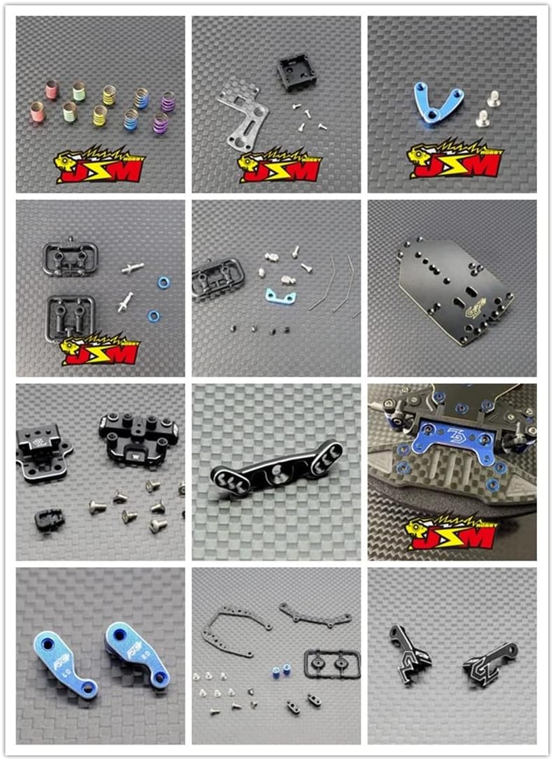 GL-Racing GLR GT 1:28 OP Parts - (Color: Brass Chassis)