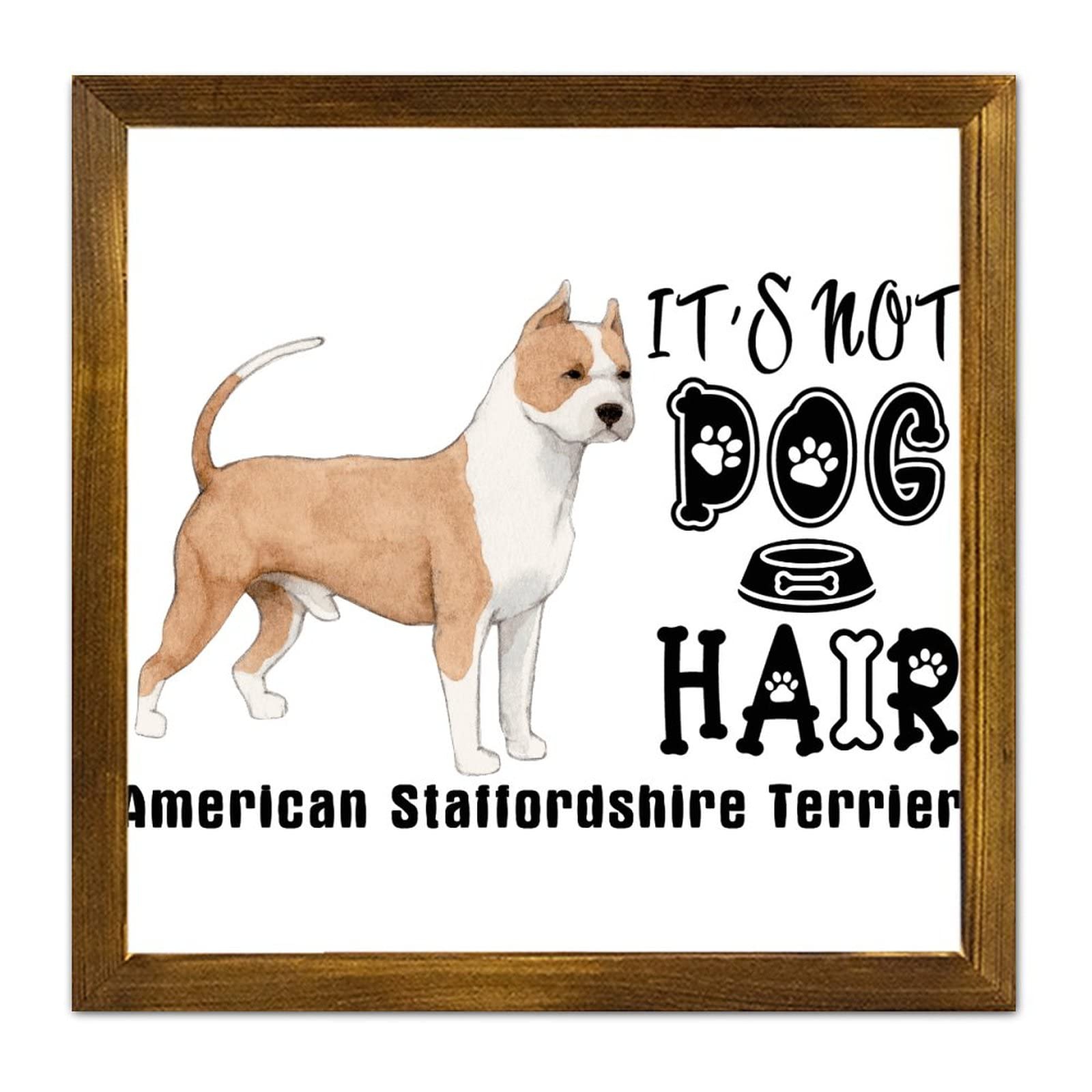 Décoration murale Schnauzer panneau en bois humoristique pour amoureux des chiens