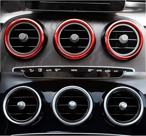 Miniatura 2 de Ramecar Cubiertas decorativas exteriores con apertura de ventilación de aire acondicionado para Mercedes Benz W205 C180 C250 C300 C350 C400 C63 AMG