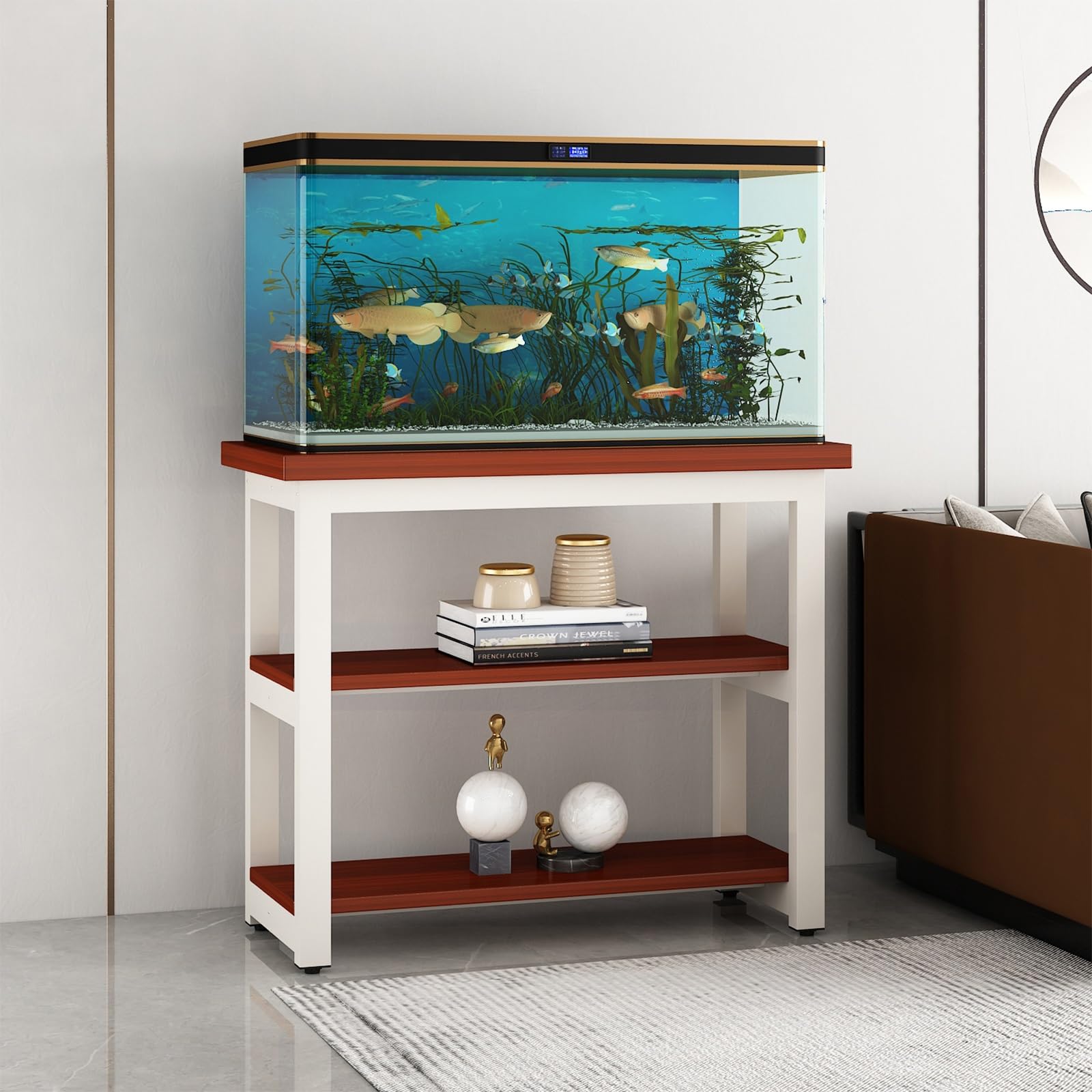 Amazon.co.jp: ZEOPLE 水槽台 60cm水槽用 水槽スタンド 上下3段台