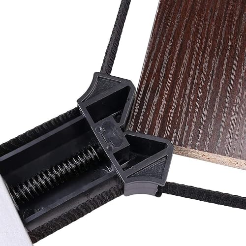 Miniatura 6 de EDMBG Juego de 2 abrazaderas de esquina Correa de banda 4 mandíbulas Enmarcado Jig Carpintería Cuadro cajón