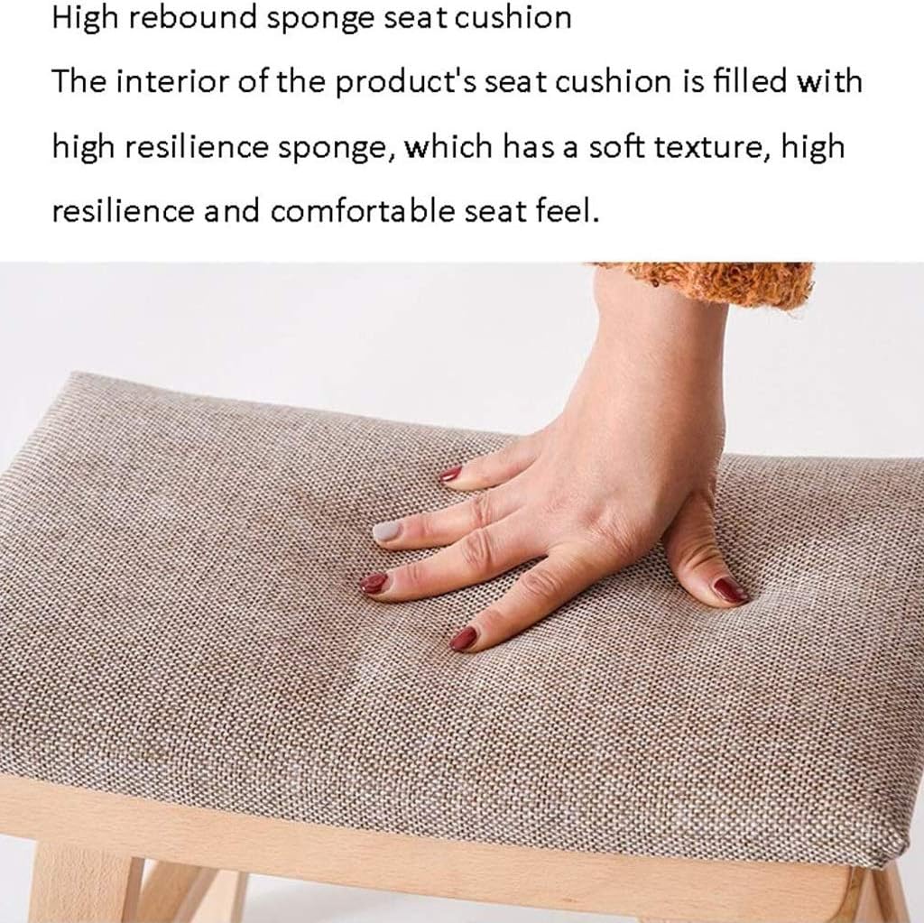 Step Stool Solid Oak, Handmade Footstool for Kitchen Bedroom, Living Room, Bathroom Harvest(D)