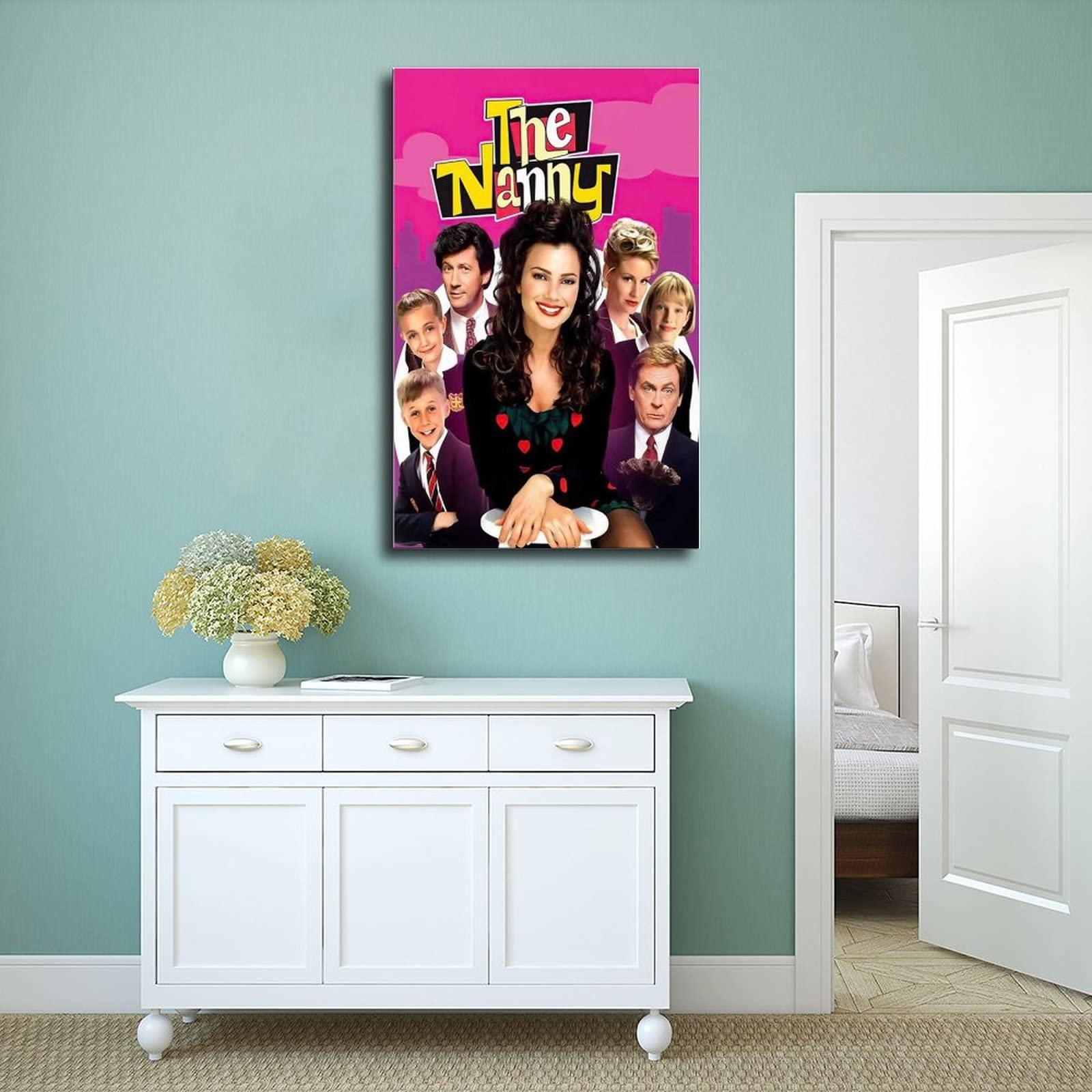 The Nanny Poster Auf Leinwand 50x75 Cm - Vintage Wanddekoration Für Wohnzimmer