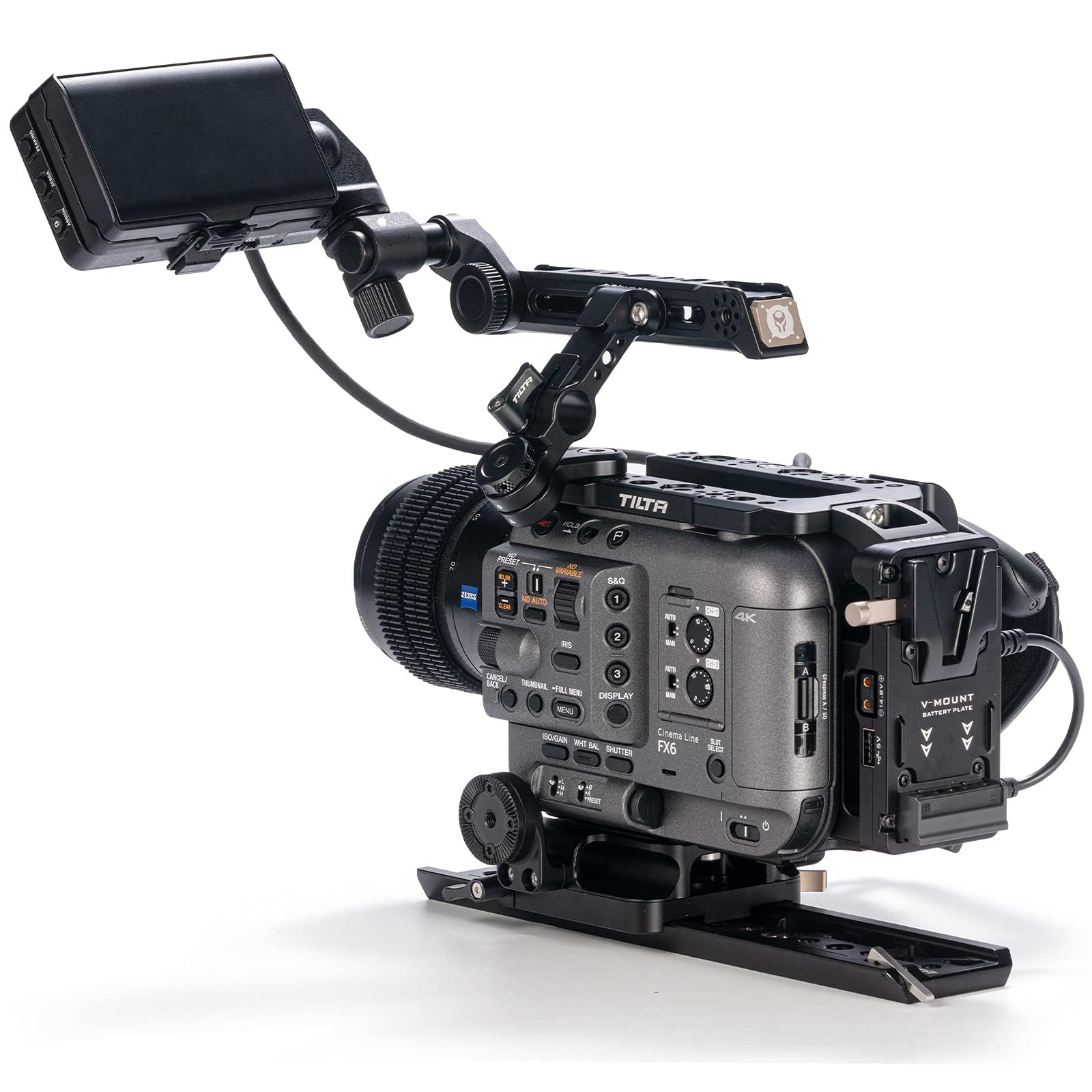 Piastra Laterale Di Montaggio TILTA Per Sony FX6 - Con Attacchi 1/4-20 E 3/8-16, Per Gabbia Fotocamera, Lega Alluminio