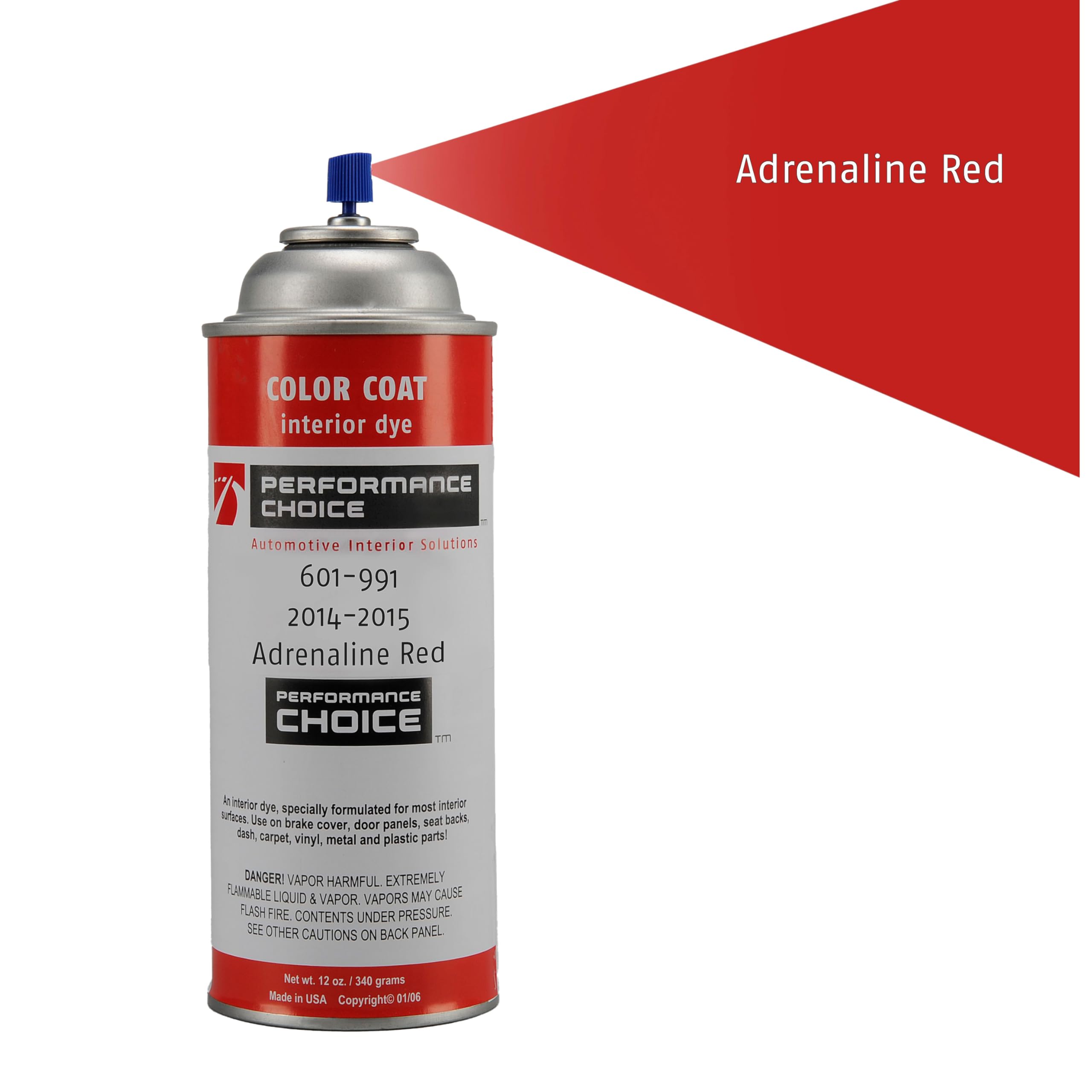 Mid America Motorworks 2014-2025 Corvette Adrenaline Red Color Coat Interior Refinish 12oz Aerosol
