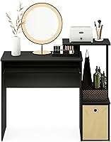 Vista 6 de Furinno Econ Escritorio multiusos para oficina en casa, color negro/marrón