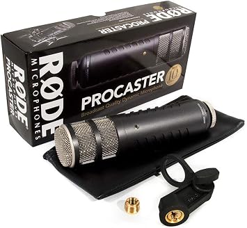 Rode Procaster Speaker Microphone + Keepdrum WS02 Wind Protection