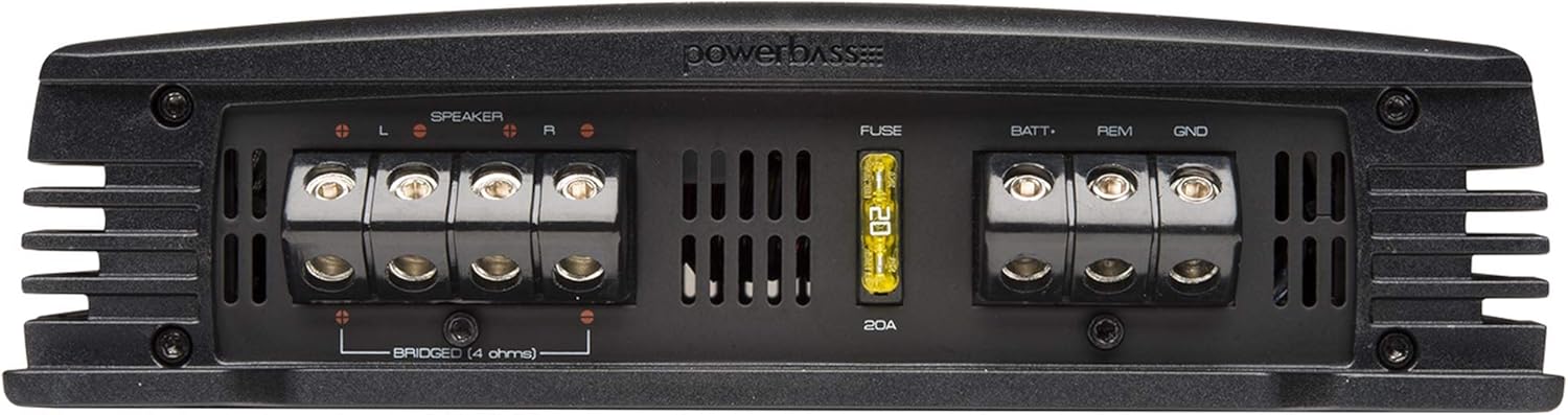 PowerBass Party Pack - Single 12" Subwoofer in Truck Enclosure with ASA3-300.2 Amplifier and Wiring Kit