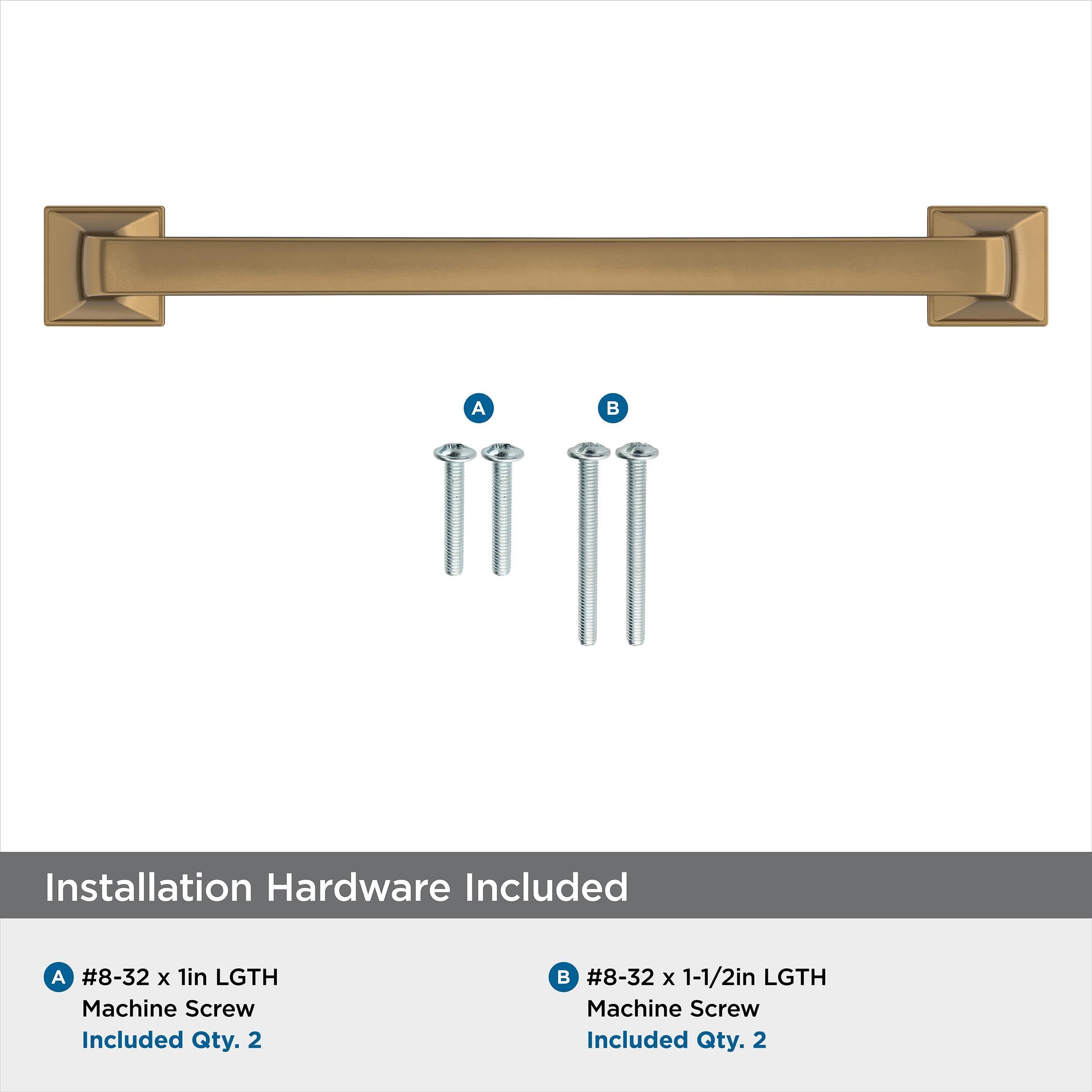 Amerock, Champagne Bronze, 6-5/16 in. Center-to-Center - Image 3