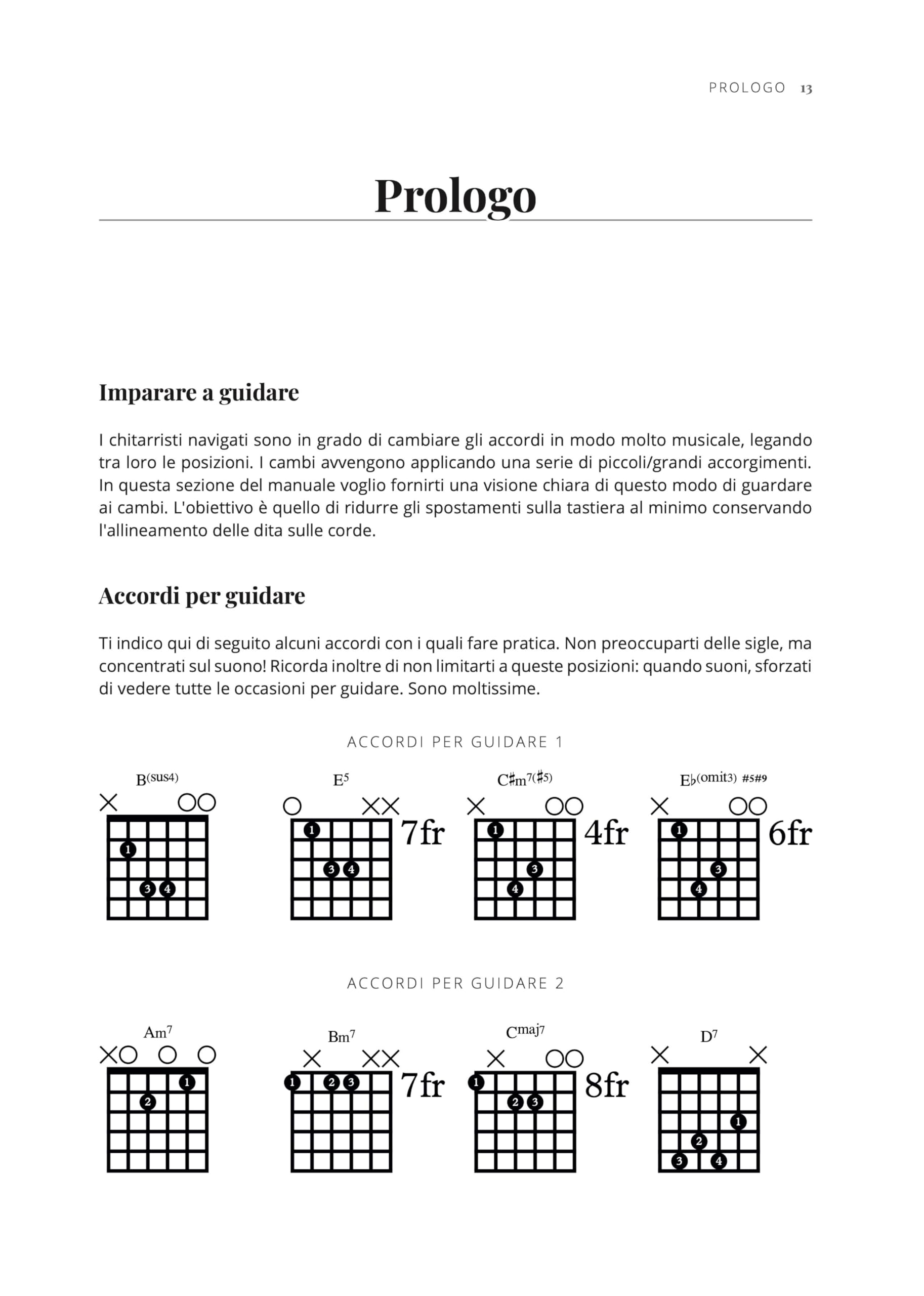 Accompagnare con la chitarra: Chitarra Ritmica, Chitarra accompagnamento
