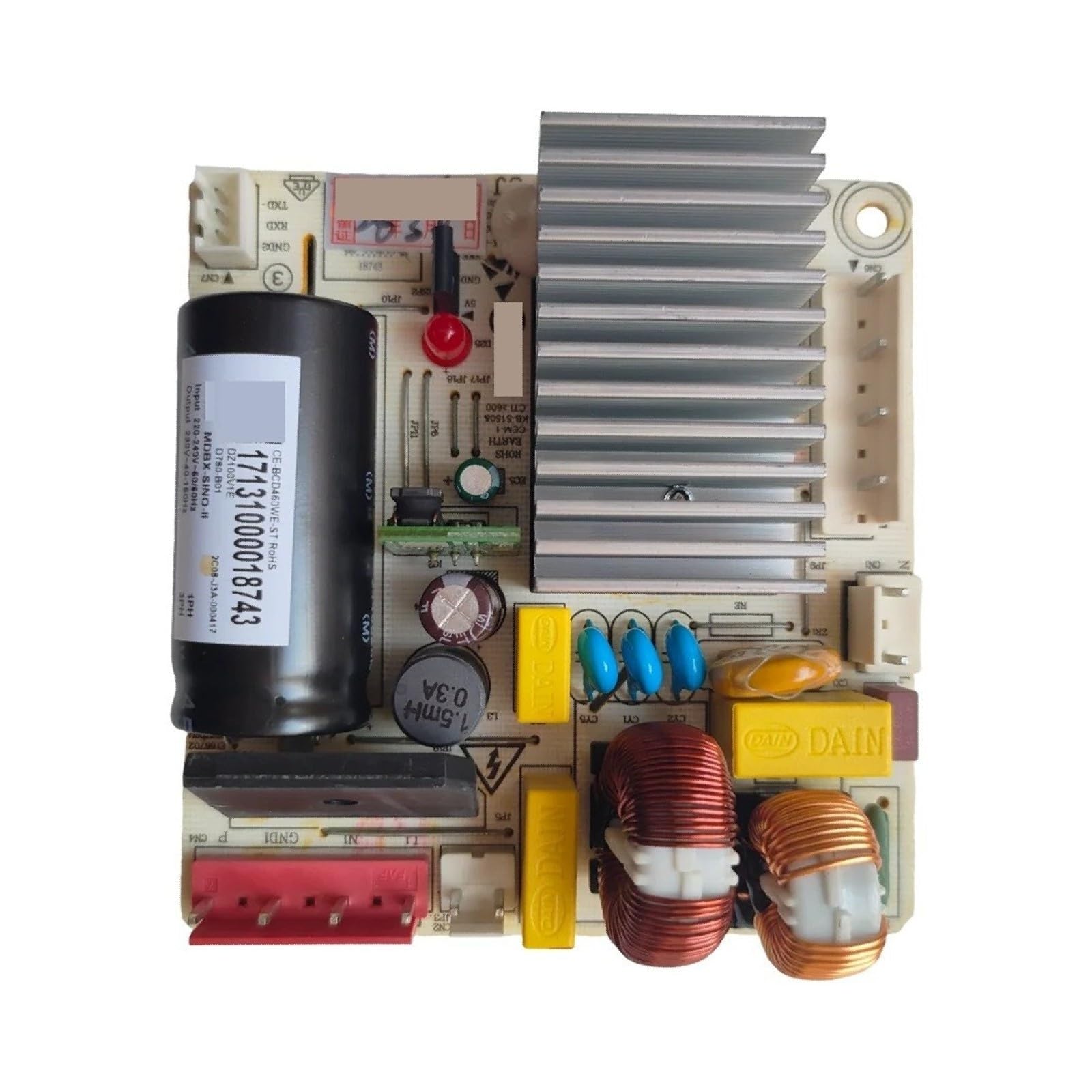 Scheda Madre Del Frigorifero, Compatibile Con Midea, Scheda Inverter BCD-460WE-ST 17131000018743 Componenti Del Frigorifero Della Scheda Computer sostituire