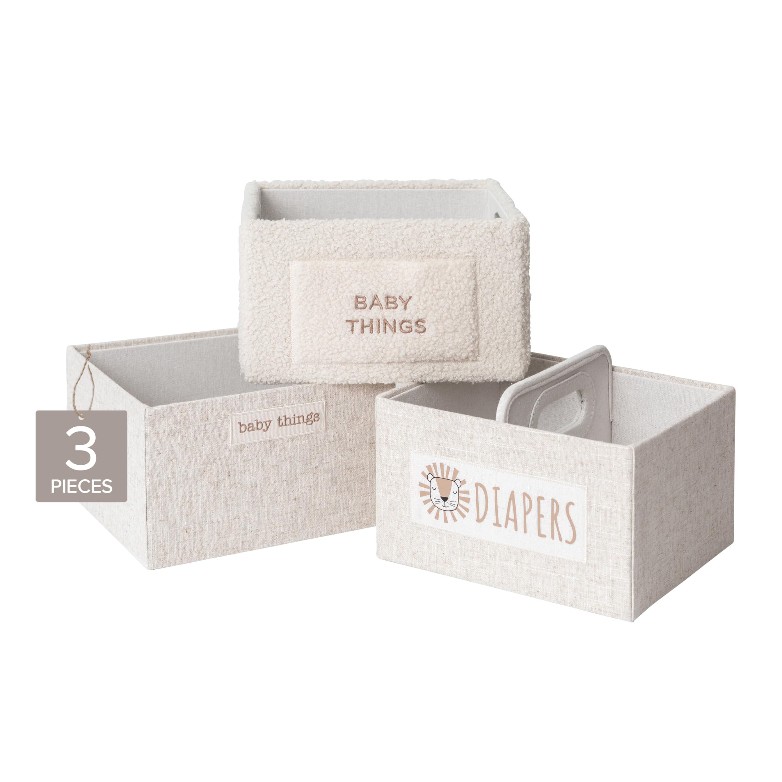 Amazon.com: RGI Home Decorative Storage Bins – Set of 3