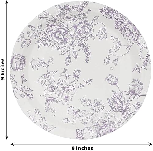 Miniatura 10 de Efavormart - Paquete de 6 bandejas desechables con diseño de ratán tejido natural de 13 pulgadas, platos de carga de papel redondos