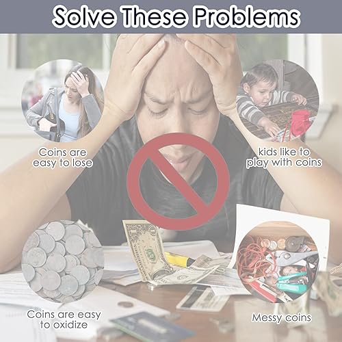 Vista 37 de 42 páginas de monedas de bolsillo para coleccionistas, 10 hojas de monedas, fundas para monedas, suministros de coleccionista de sellos con 9 Página