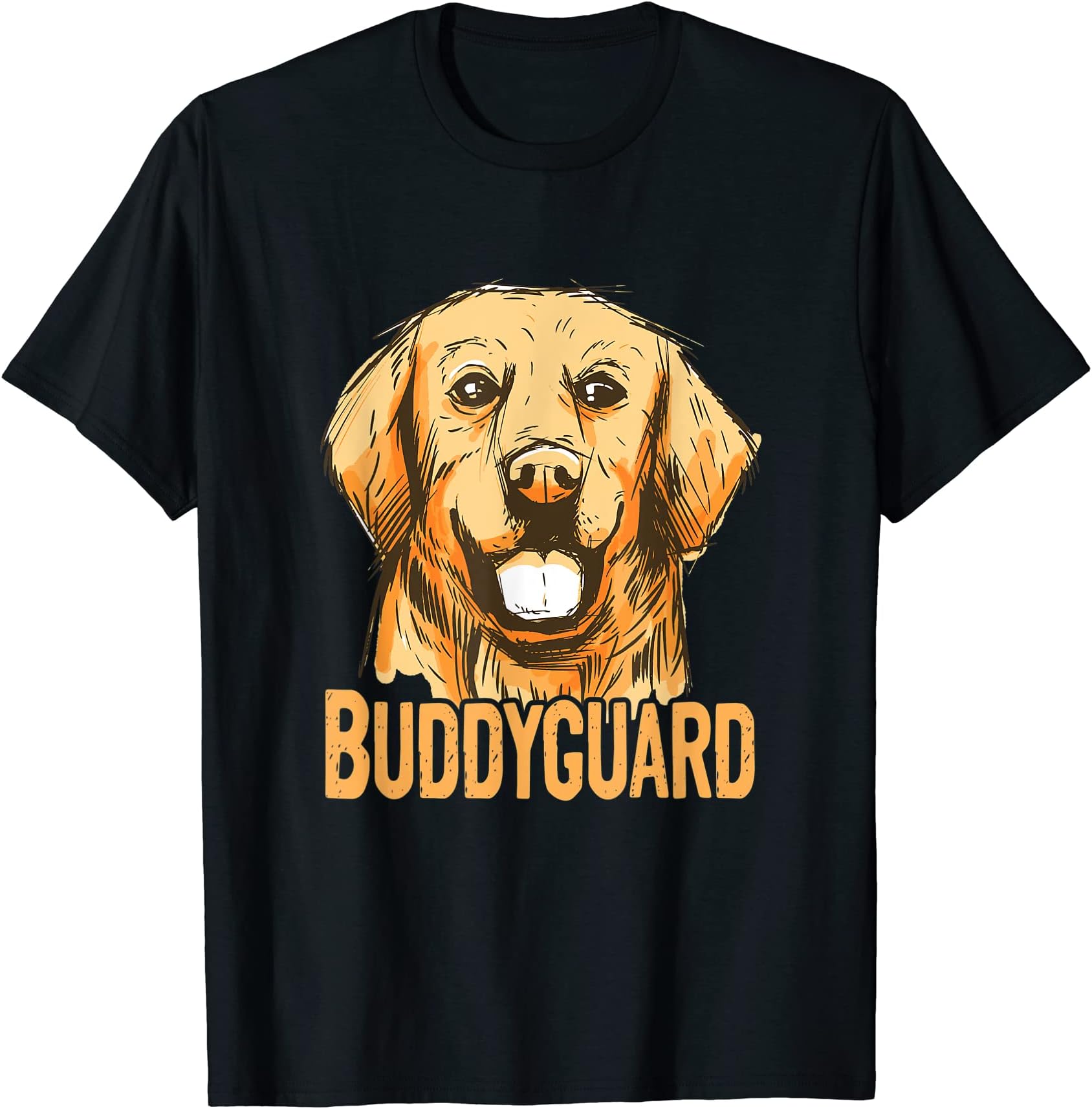 Buddyguard Golden Retriever Dog Best Friend Paw Buddy T-Shirt