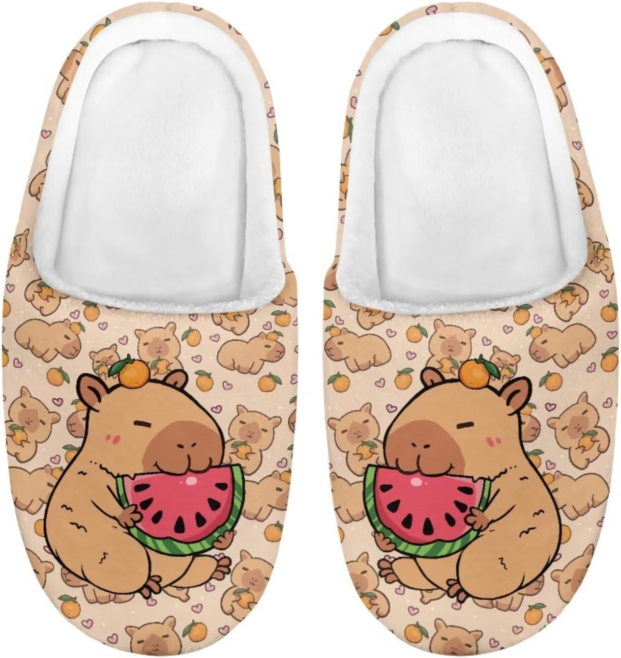 Kids Slippers for Girls Boys - Plush Fuzzy Indoor Shoes