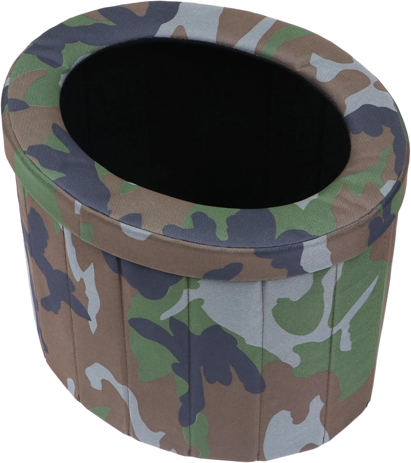 GANAZONO Portable Folding Toilet for Outdoor Travel Lightweight Durable Design with Trash Bags Storage Bag Convenient Emergency Potty for Camping Hiking and Road Trips