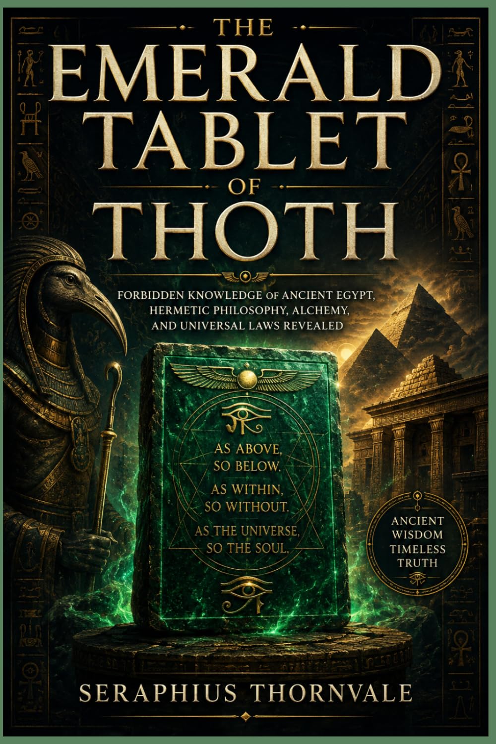 The Emerald Tablet of Thoth: Forbidden Knowledge of Ancient Egypt, Hermetic Philosophy, Alchemy, and Universal Laws Revealed