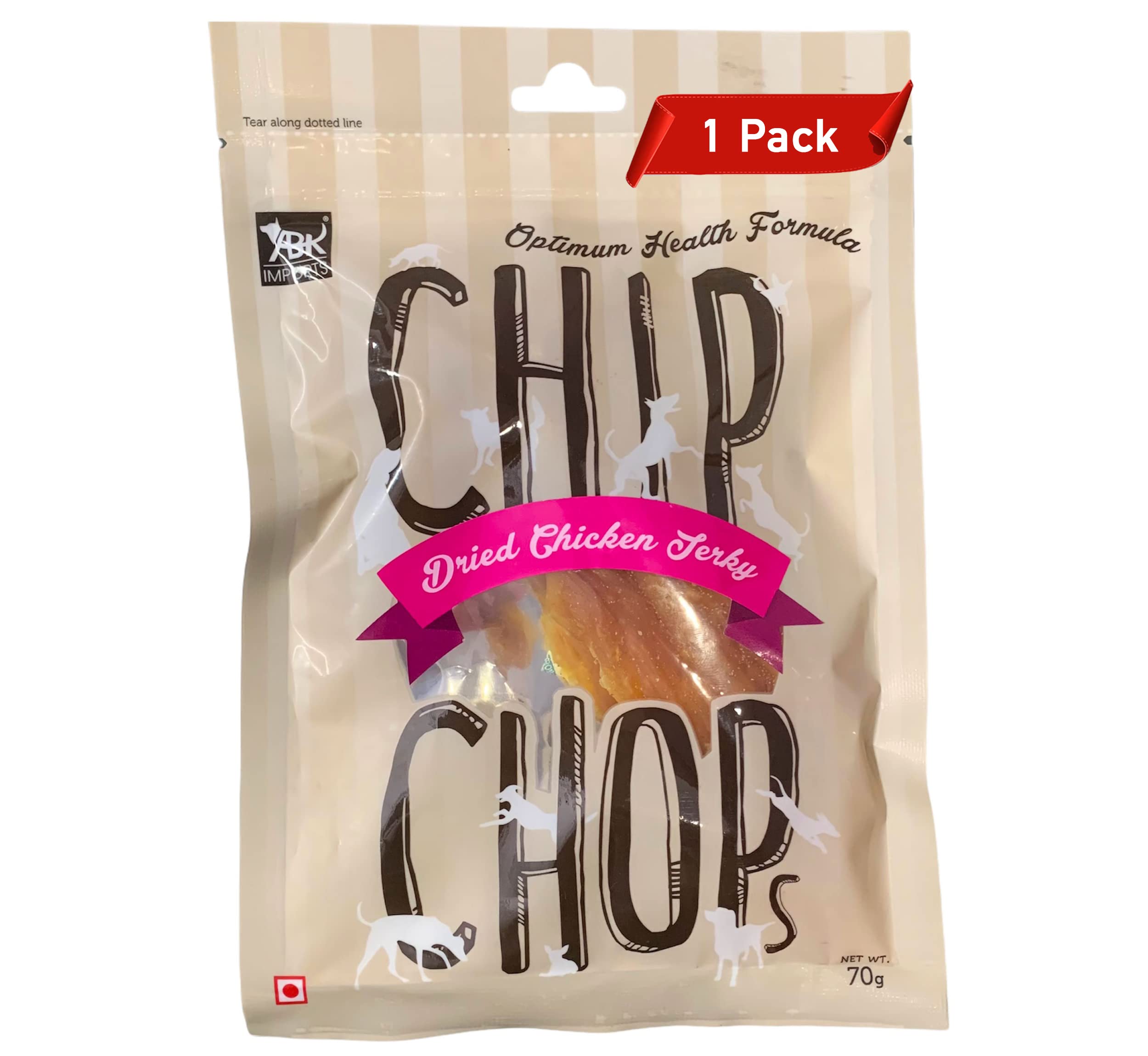 Chip Chops Dog Treats Dried Chicken Jerky by For The Fur Kids (1 Pack)