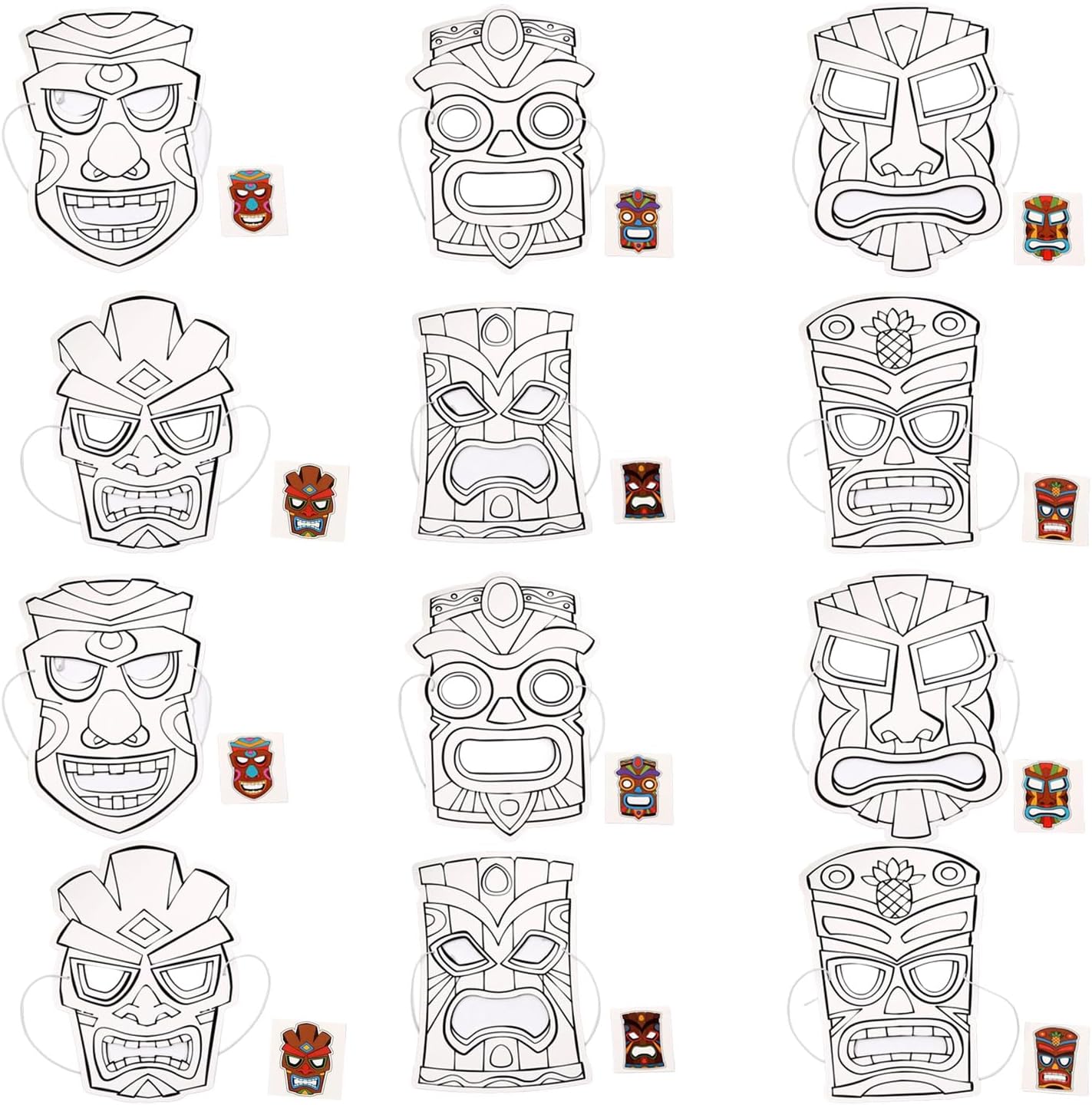 Classroom Art Face Form Set, A