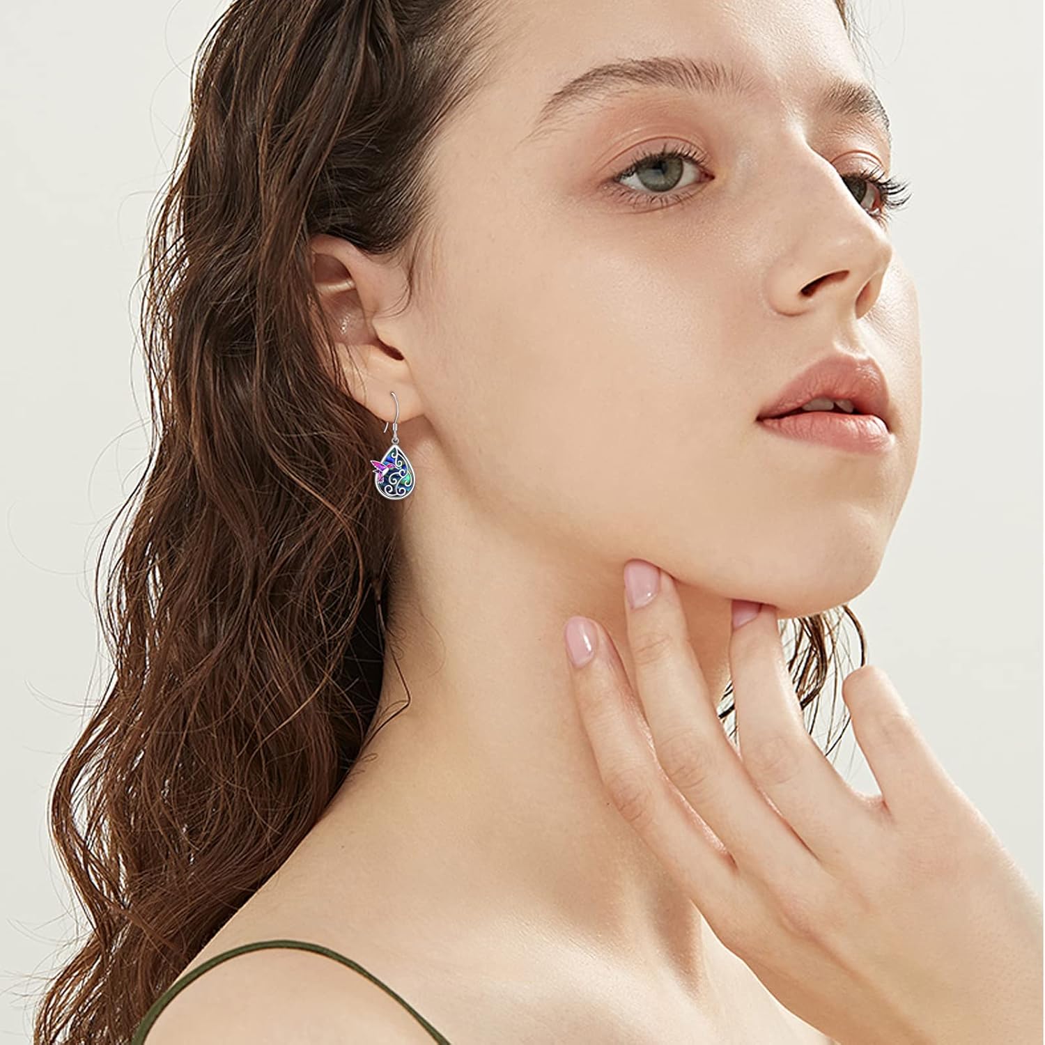 Tree of Life/Hummingbird/Daisy/Butterfly/Lotus Earrings 925 Sterling Silver Filigree Flower Dangle Earrings Jewelry Gift for Women - Image 2