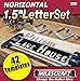Produktbild Milescraft 2202 1-1/2-Inch Horizontal Character Template Set for Milescraft Sign Making System by Milescraft
