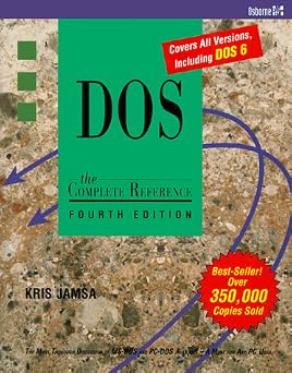 DOS: The Complete Reference