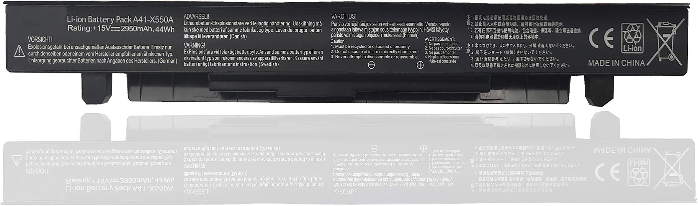 A41-X550 Laptop Battery For Asus A450, A550, F450, K450, K550, X450, X550 Models