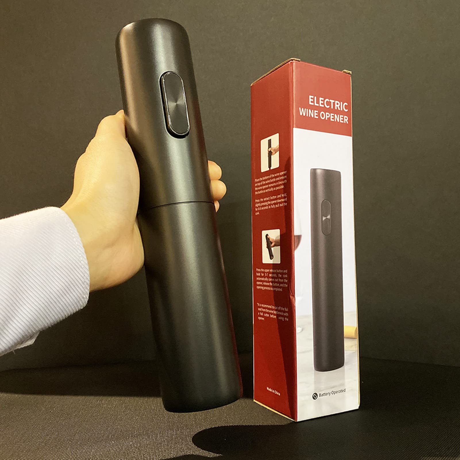 Alvinlite Electric Wine Bottle Openers Set,Rechargeable Automatic Wine Corkscrew,5-in-1 Professional Wine Opener Kit Set for Party/Restaurant/Dating/Wine Lovers Gift(#2)