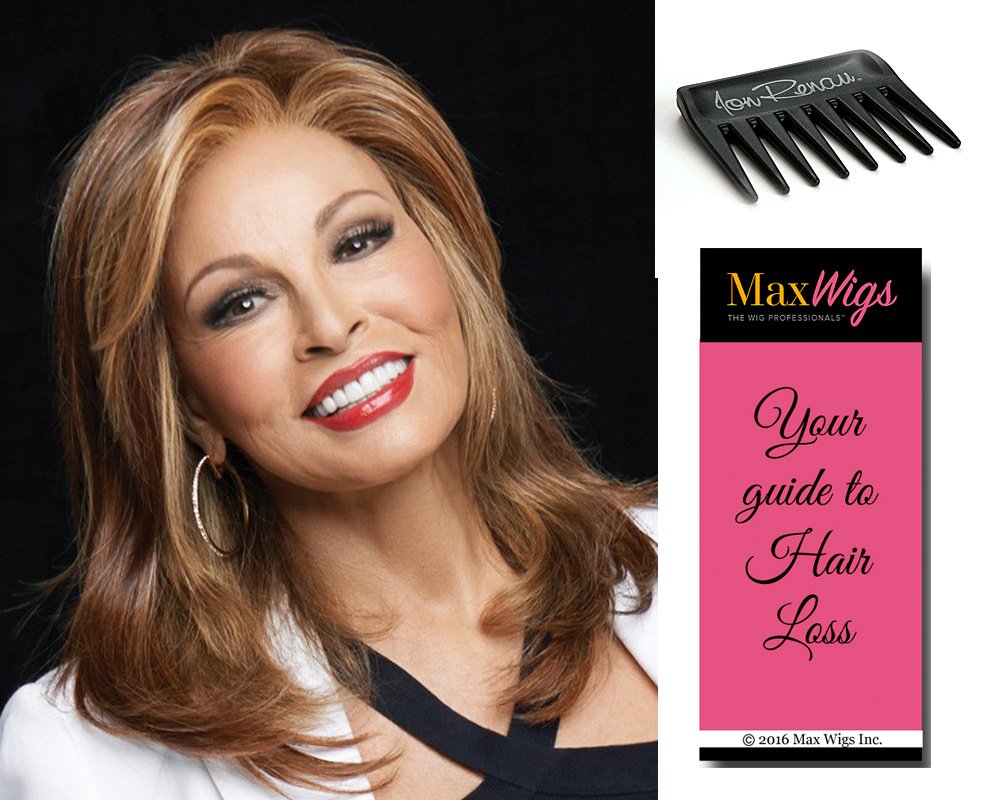 Top Billing 12" Length Topper - Color RL19/23 Biscuit Tru2Life Heat Friendly Synthetic Lace Front Monofilament Base Womens Hairpiece Postizo Extra Volume